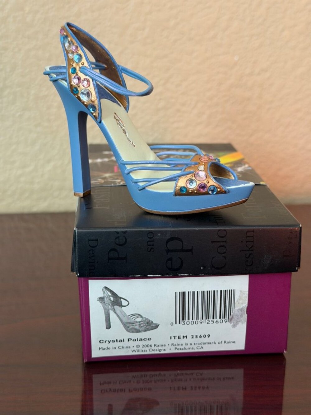 2006 Just the Right Shoe by Raine “Crystal Palace” Mini Shoe Figurine NEW - Picture 13 of 14